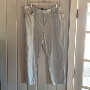 Lands End Seersucker Pants